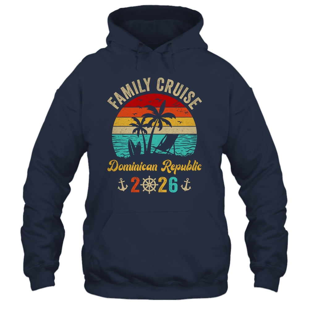 Family Cruise Dominican Republic 2026 Summer Matching Vacation Shirt & Tank Top | siriusteestore