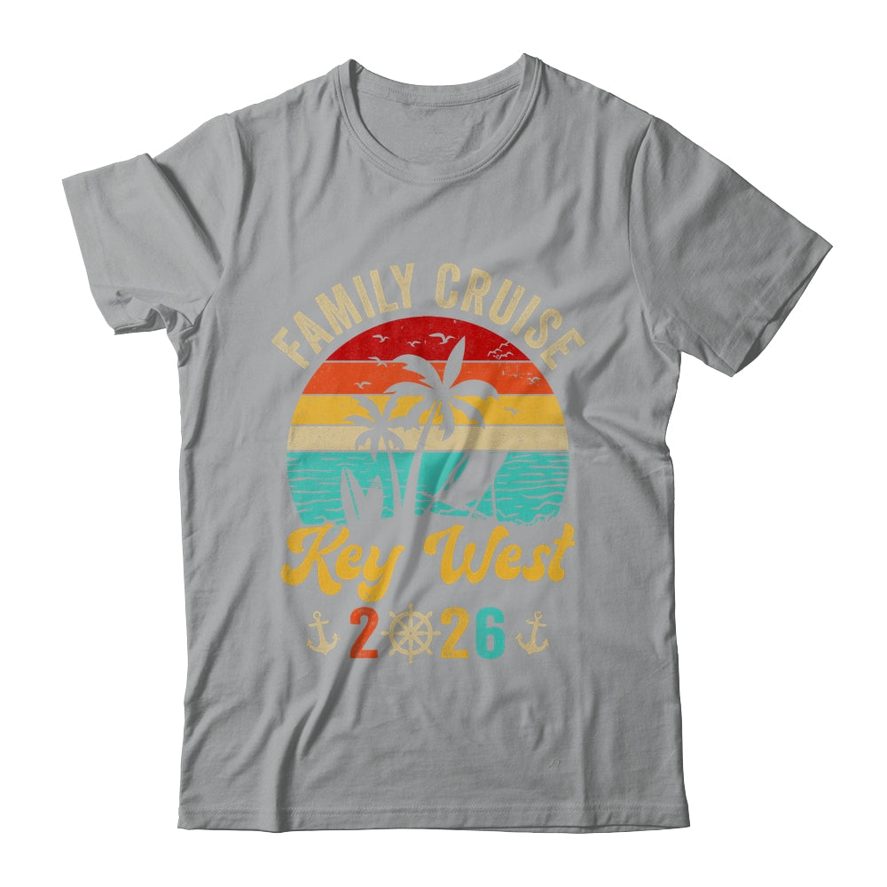 Family Cruise Key West 2026 Summer Matching Vacation Shirt & Tank Top | siriusteestore