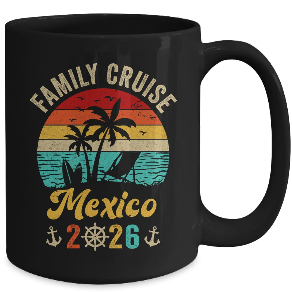 Family Cruise Mexico 2026 Summer Matching Vacation Mug | siriusteestore
