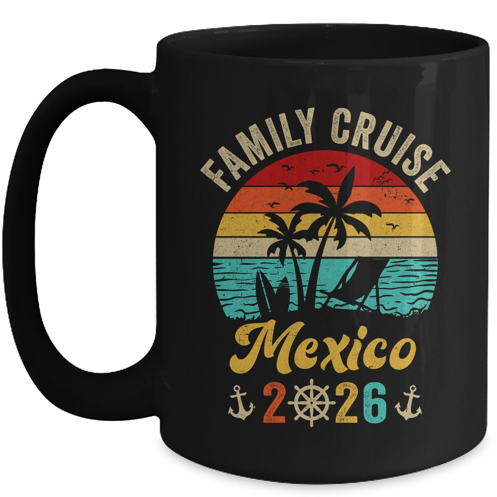 Family Cruise Mexico 2026 Summer Matching Vacation Mug | siriusteestore