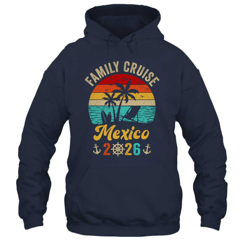 Family Cruise Mexico 2026 Summer Matching Vacation Shirt & Tank Top | siriusteestore
