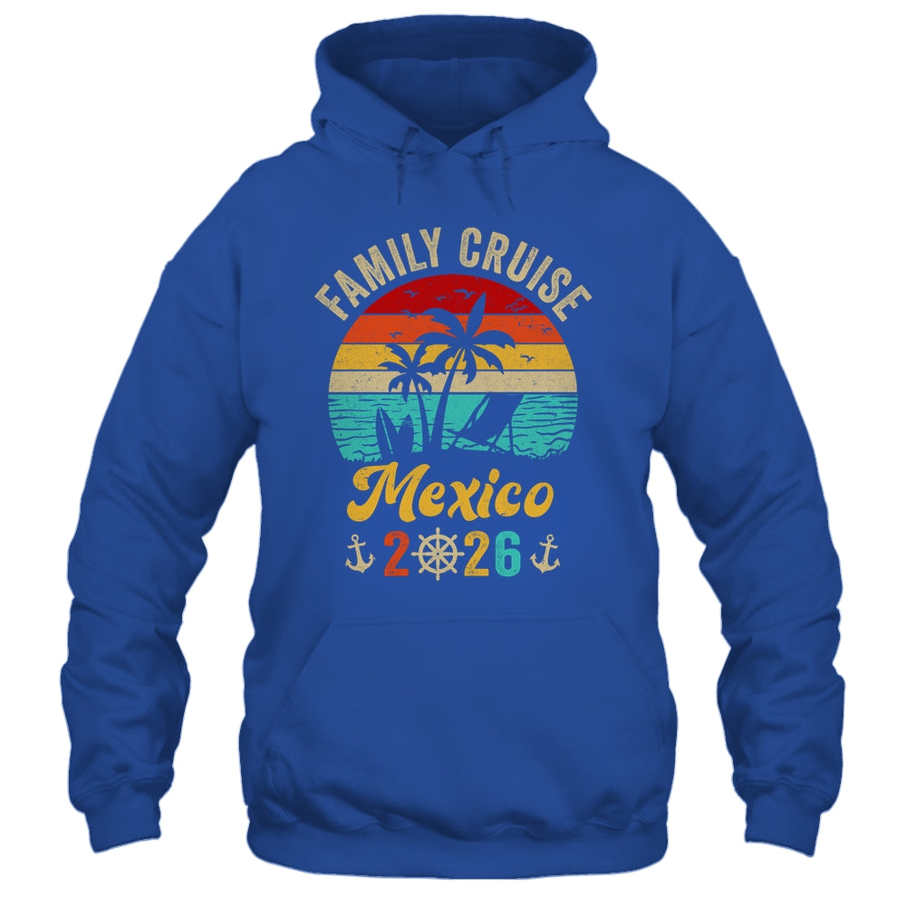 Family Cruise Mexico 2026 Summer Matching Vacation Shirt & Tank Top | siriusteestore
