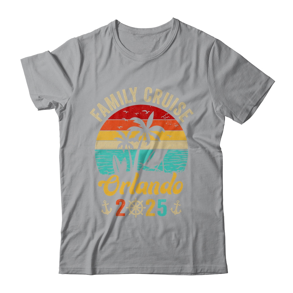 Family Cruise Orlando 2025 Summer Matching Vacation Shirt & Tank Top | siriusteestore