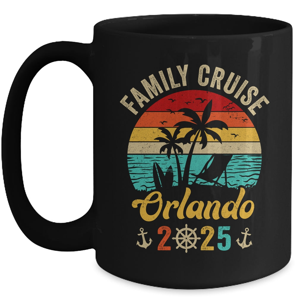 Family Cruise Orlando 2025 Summer Matching Vacation Mug | siriusteestore