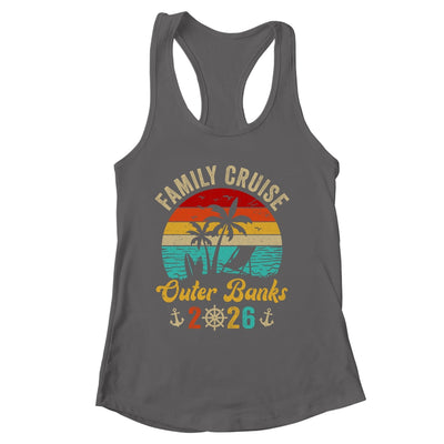 Family Cruise Outer Banks 2026 Summer Matching Vacation Shirt & Tank Top | siriusteestore