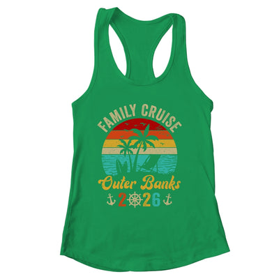 Family Cruise Outer Banks 2026 Summer Matching Vacation Shirt & Tank Top | siriusteestore
