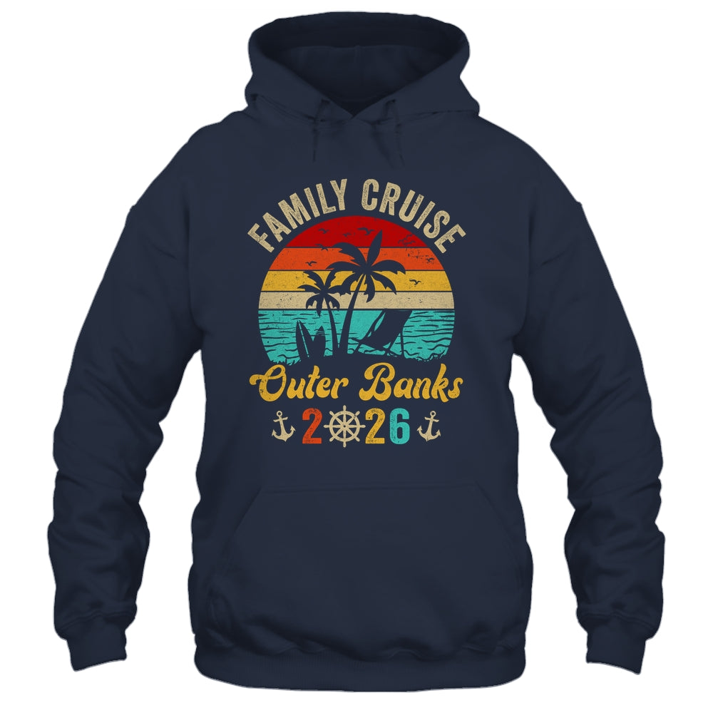 Family Cruise Outer Banks 2026 Summer Matching Vacation Shirt & Tank Top | siriusteestore