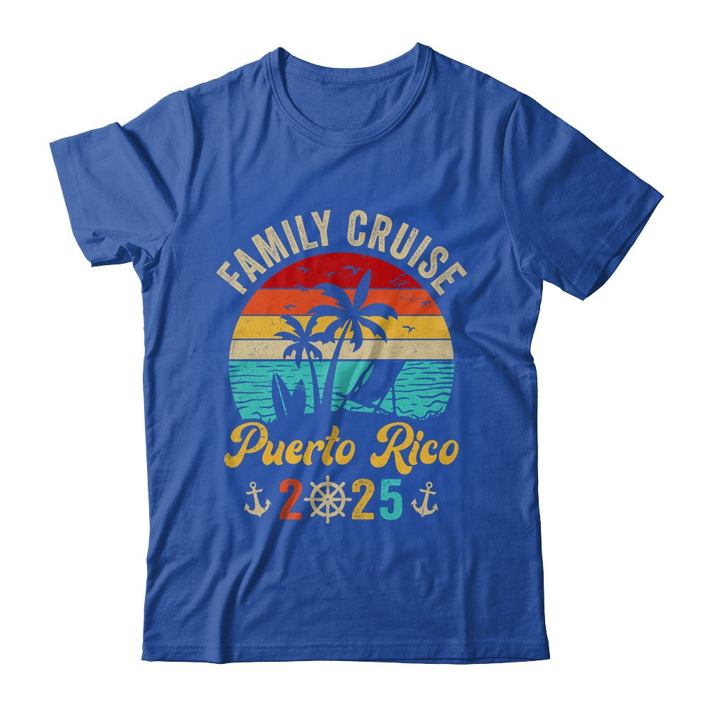 Family Cruise Puerto Rico 2025 Summer Matching Vacation Shirt & Tank Top | siriusteestore