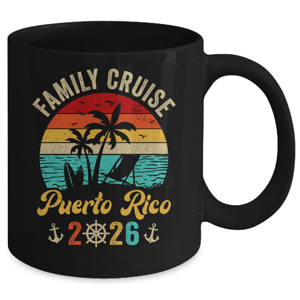 Family Cruise Puerto Rico 2026 Summer Matching Vacation Mug | siriusteestore
