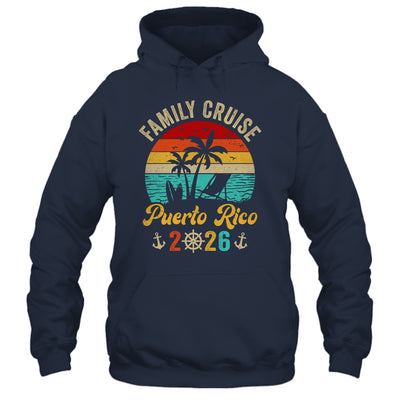 Family Cruise Puerto Rico 2026 Summer Matching Vacation Shirt & Tank Top | siriusteestore