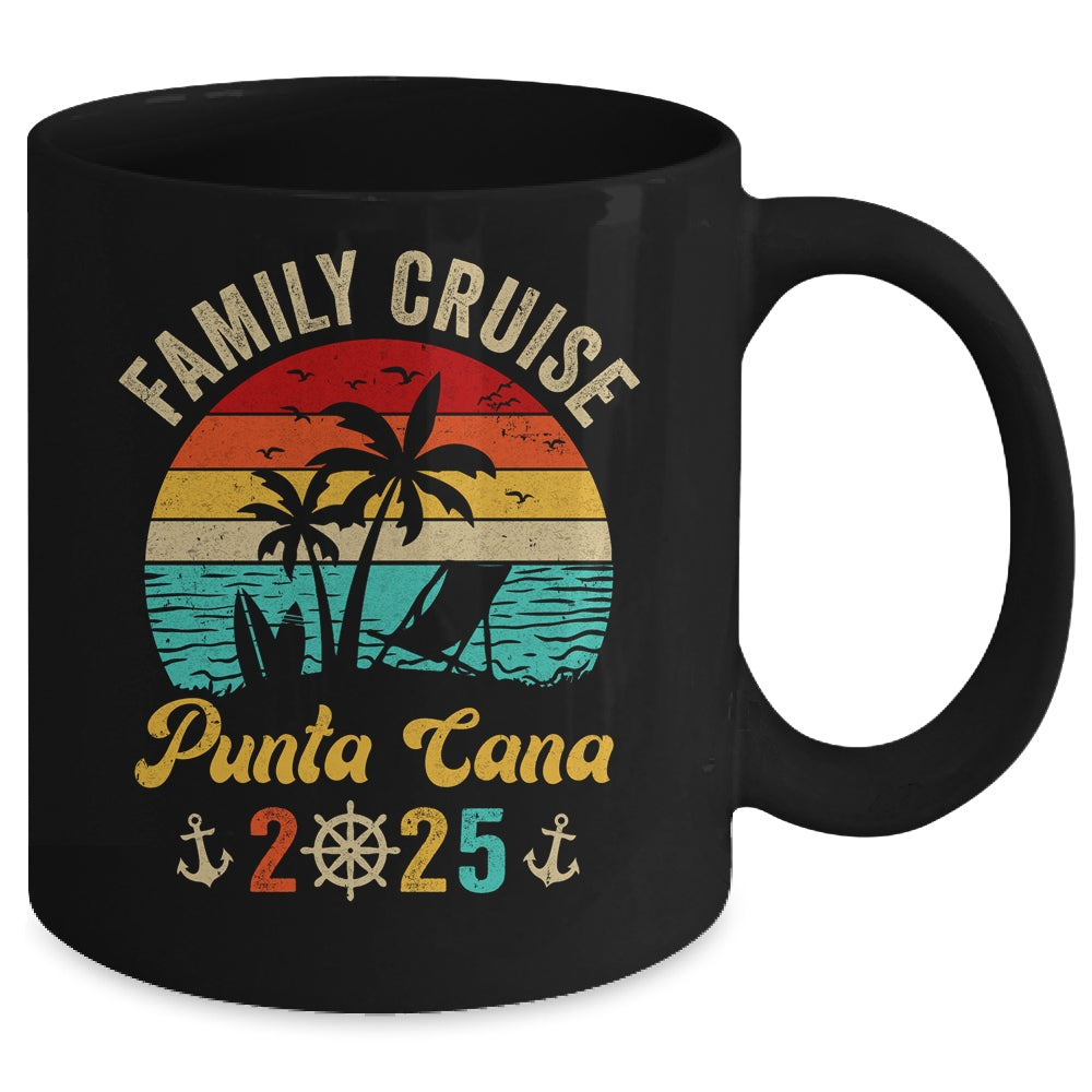 Family Cruise Punta Cana 2025 Summer Matching Vacation Mug | siriusteestore