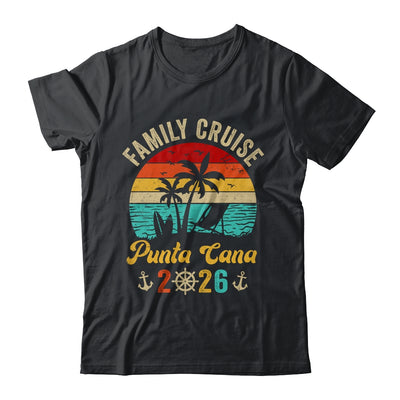 Family Cruise Punta Cana 2026 Summer Matching Vacation Shirt & Tank Top | siriusteestore