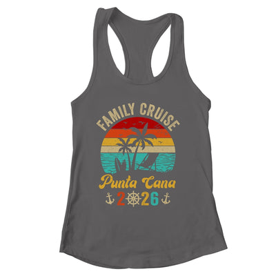 Family Cruise Punta Cana 2026 Summer Matching Vacation Shirt & Tank Top | siriusteestore