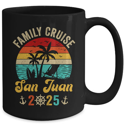 Family Cruise San Juan 2025 Summer Matching Vacation Mug | siriusteestore