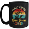 Family Cruise San Juan 2025 Summer Matching Vacation Mug | siriusteestore
