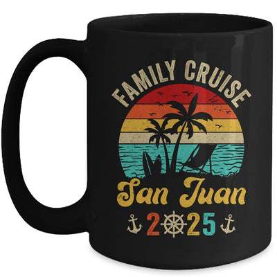 Family Cruise San Juan 2025 Summer Matching Vacation Mug | siriusteestore