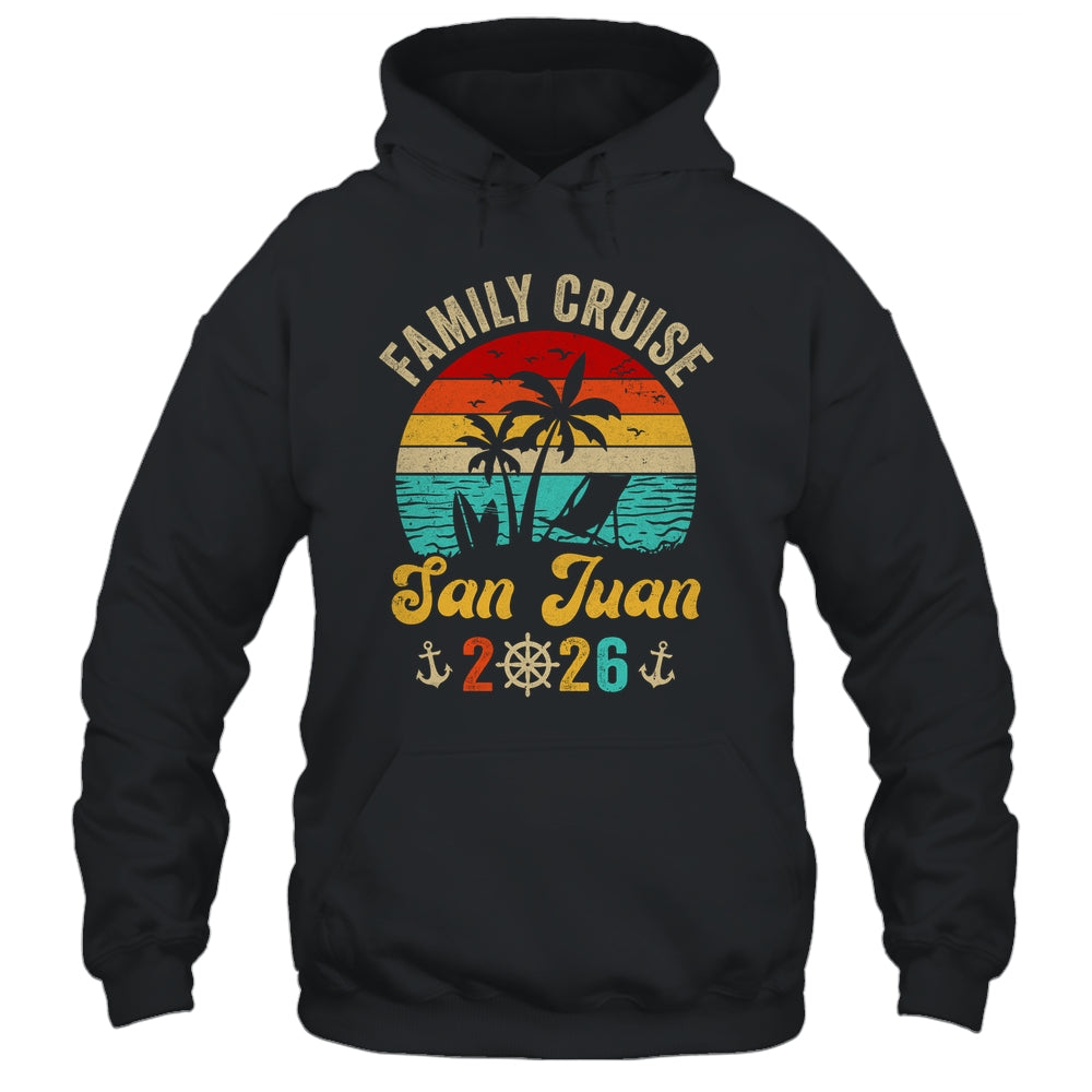 Family Cruise San Juan 2026 Summer Matching Vacation Shirt & Tank Top | siriusteestore