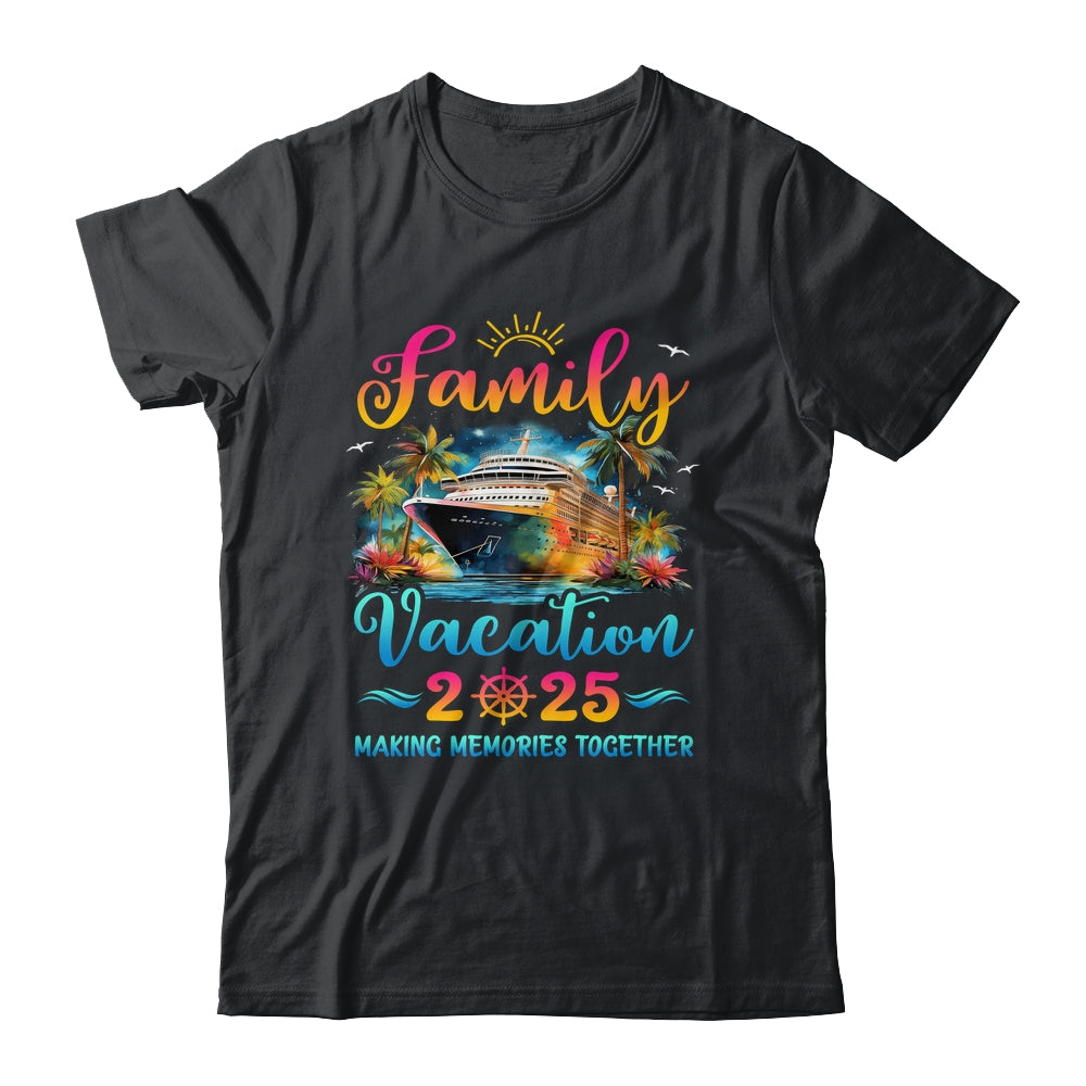 Family Cruise Ship Vacation 2025 Beach Matching Summer Shirt & Tank Top | siriusteestore