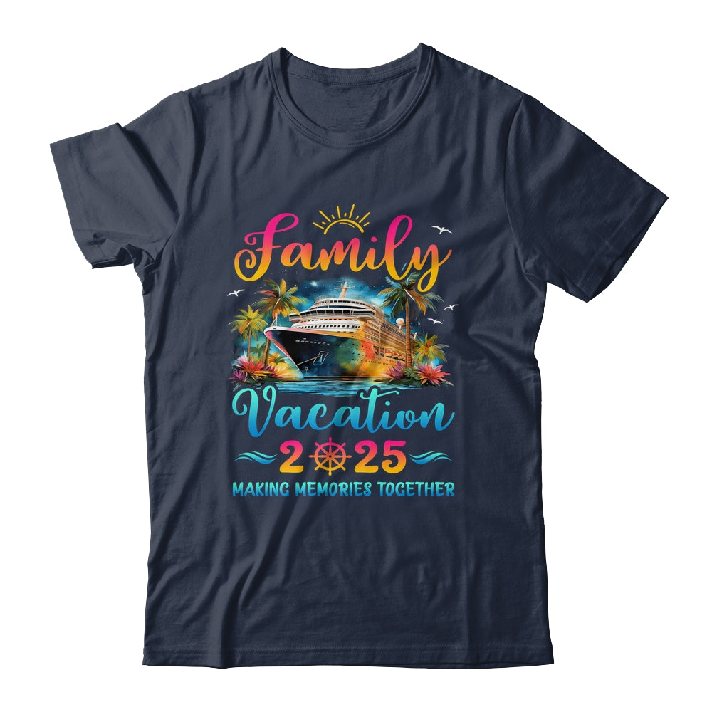 Family Cruise Ship Vacation 2025 Beach Matching Summer Shirt & Tank Top | siriusteestore