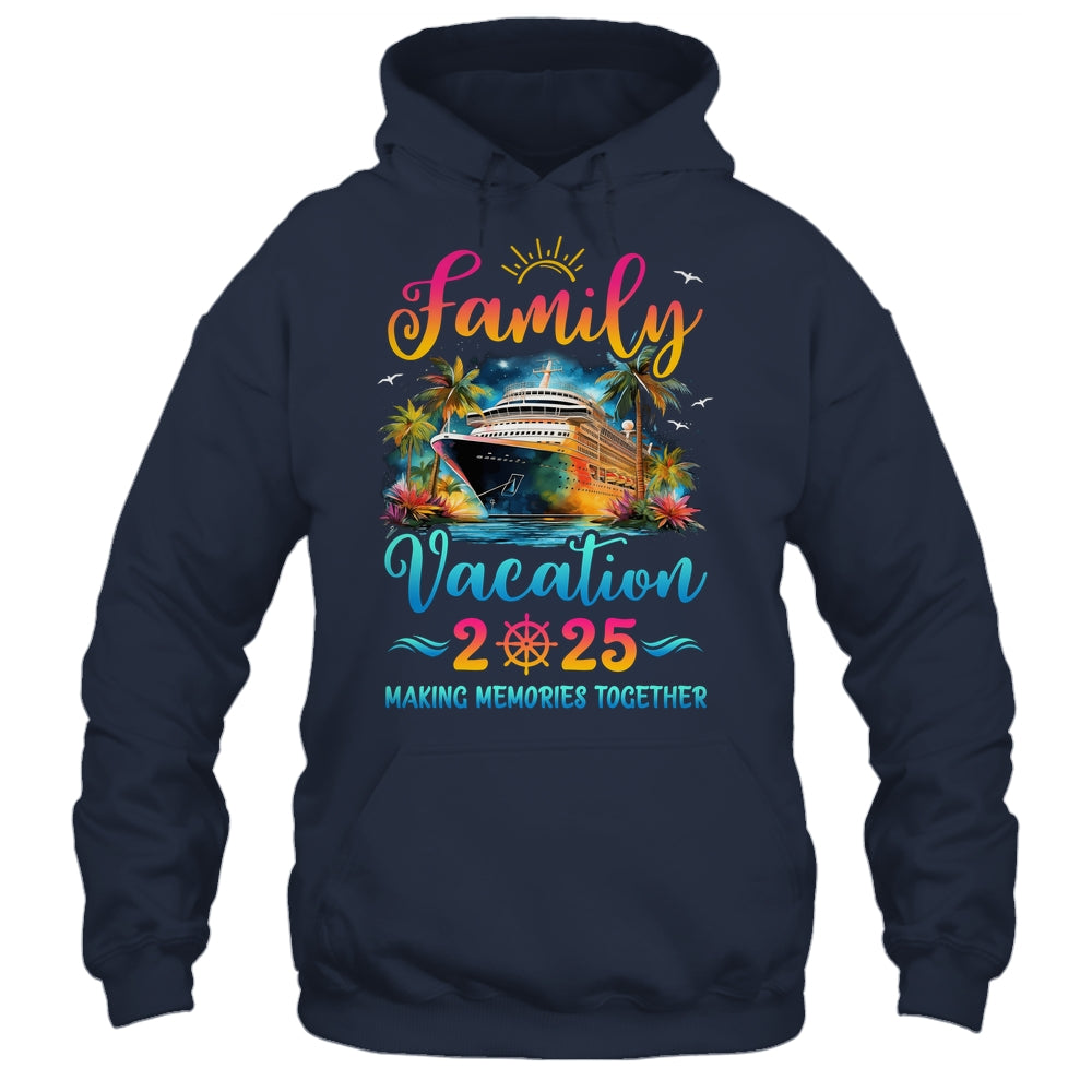 Family Cruise Ship Vacation 2025 Beach Matching Summer Shirt & Tank Top | siriusteestore