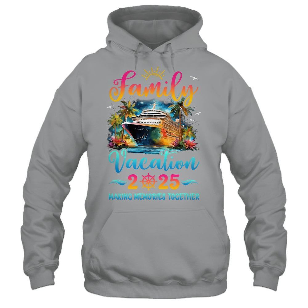 Family Cruise Ship Vacation 2025 Beach Matching Summer Shirt & Tank Top | siriusteestore