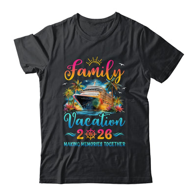 Family Cruise Ship Vacation 2026 Beach Matching Summer Shirt & Tank Top | siriusteestore