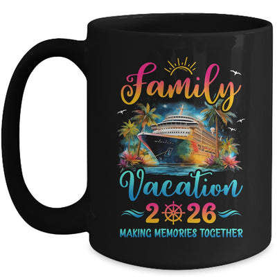Family Cruise Ship Vacation 2026 Beach Matching Summer Mug | siriusteestore
