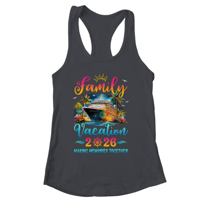 Family Cruise Ship Vacation 2026 Beach Matching Summer Shirt & Tank Top | siriusteestore