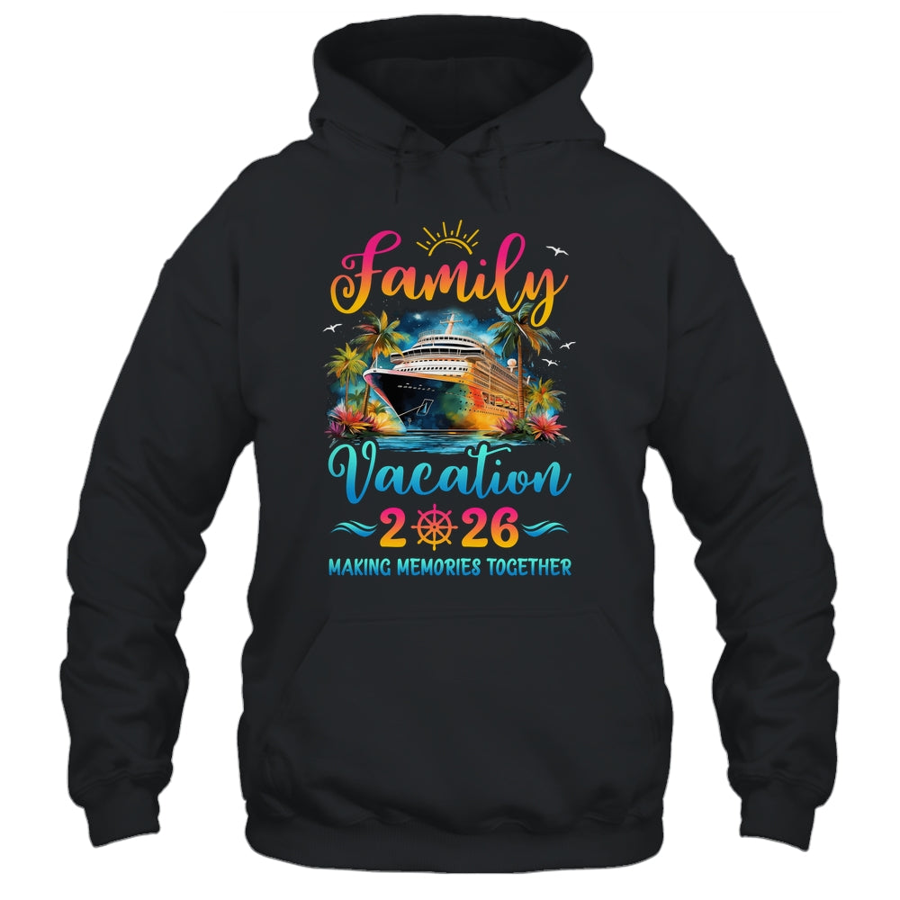 Family Cruise Ship Vacation 2026 Beach Matching Summer Shirt & Tank Top | siriusteestore