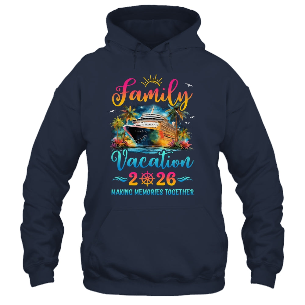 Family Cruise Ship Vacation 2026 Beach Matching Summer Shirt & Tank Top | siriusteestore