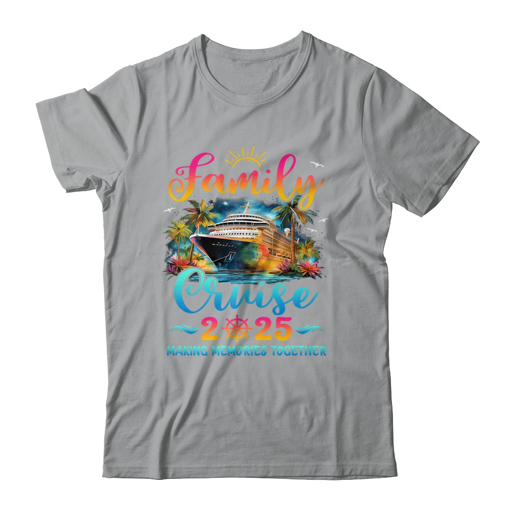 Family Cruise Ship Vacation Trip 2025 Family Cruise Matching Shirt & Tank Top | siriusteestore