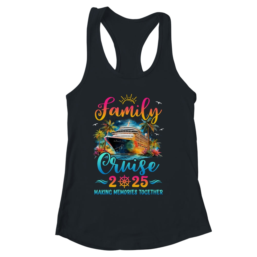 Family Cruise Ship Vacation Trip 2025 Family Cruise Matching Shirt & Tank Top | siriusteestore