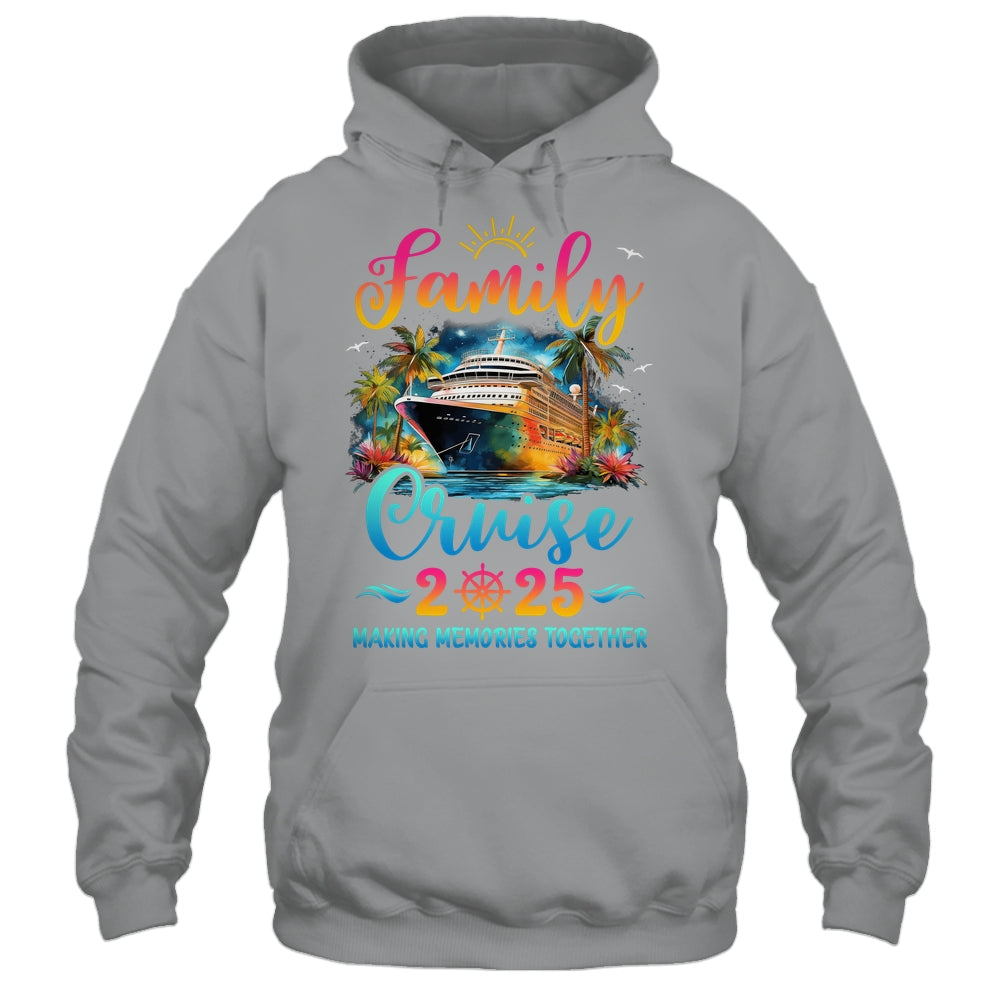 Family Cruise Ship Vacation Trip 2025 Family Cruise Matching Shirt & Tank Top | siriusteestore