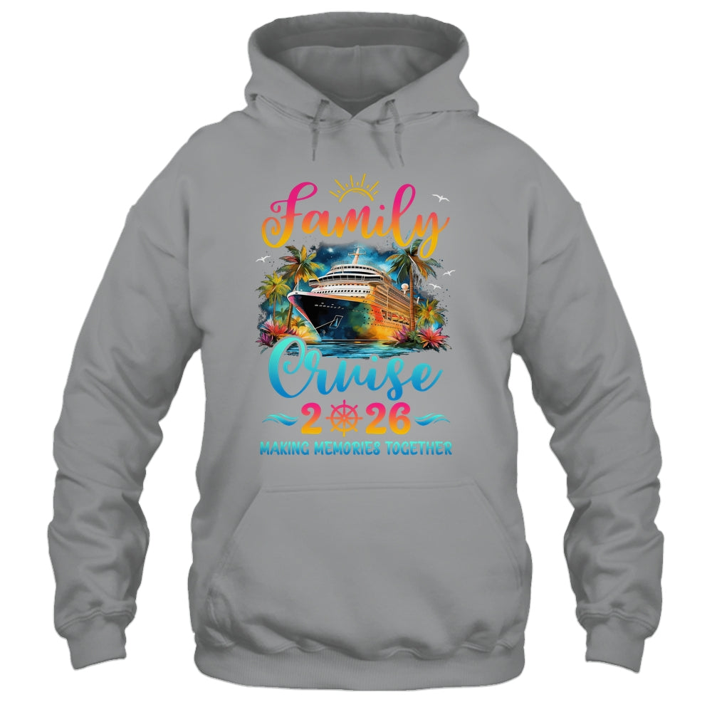 Family Cruise Ship Vacation Trip 2026 Family Cruise Matching Shirt & Tank Top | siriusteestore