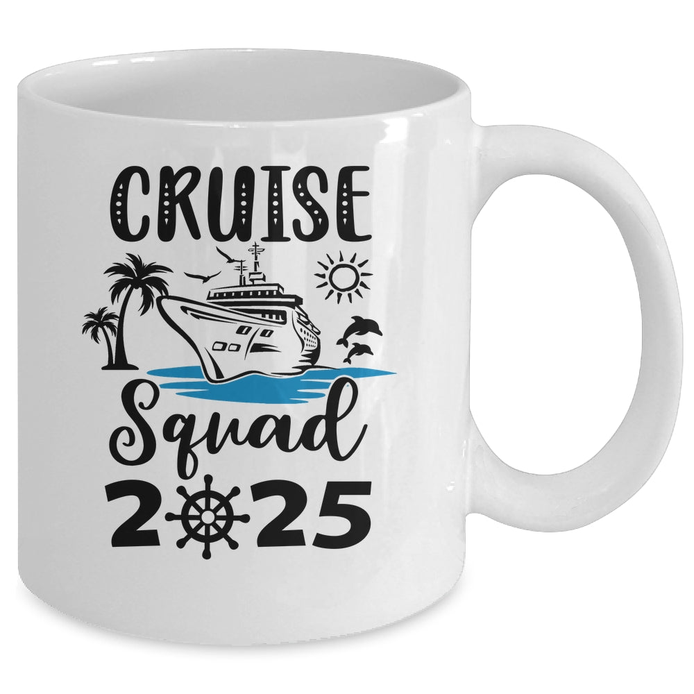 Family Cruise Squad 2025 Family Matching Group Vacation Mug | siriusteestore