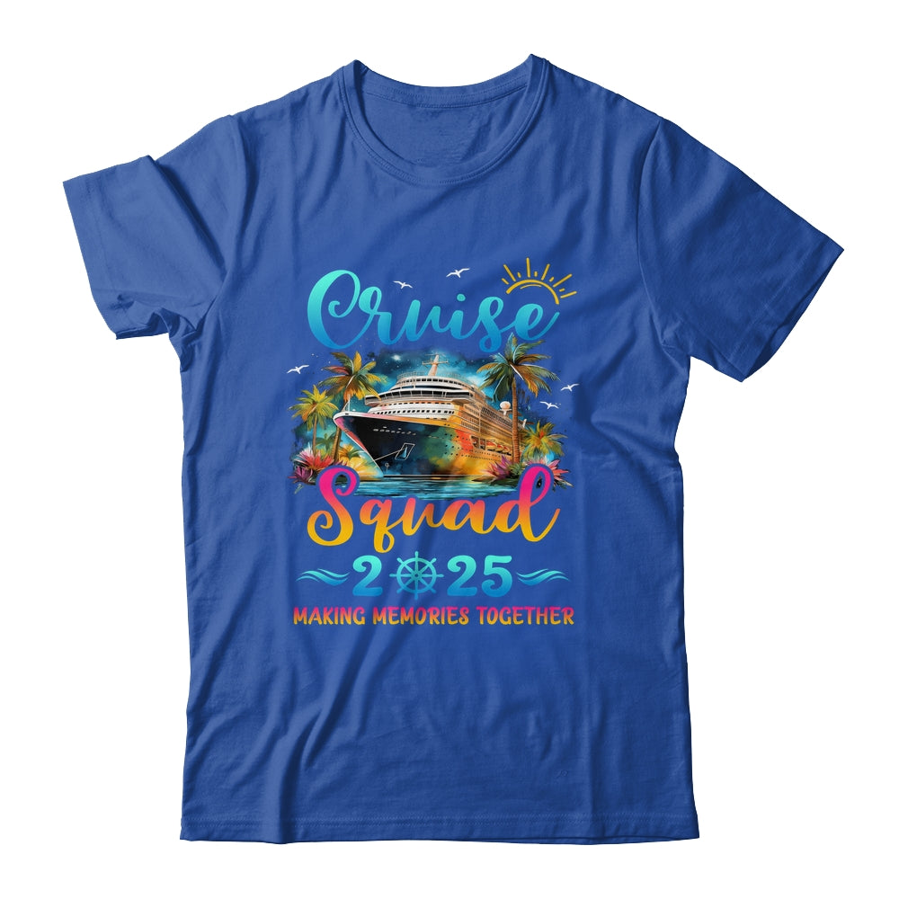 Family Cruise Squad 2025 Vacation Group Matching Summer Shirt & Tank Top | siriusteestore