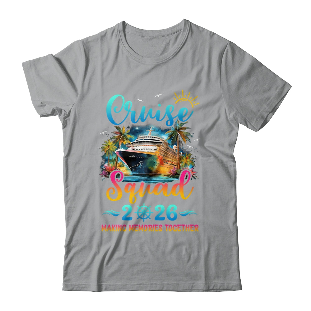 Family Cruise Squad 2026 Vacation Group Matching Summer Shirt & Tank Top | siriusteestore