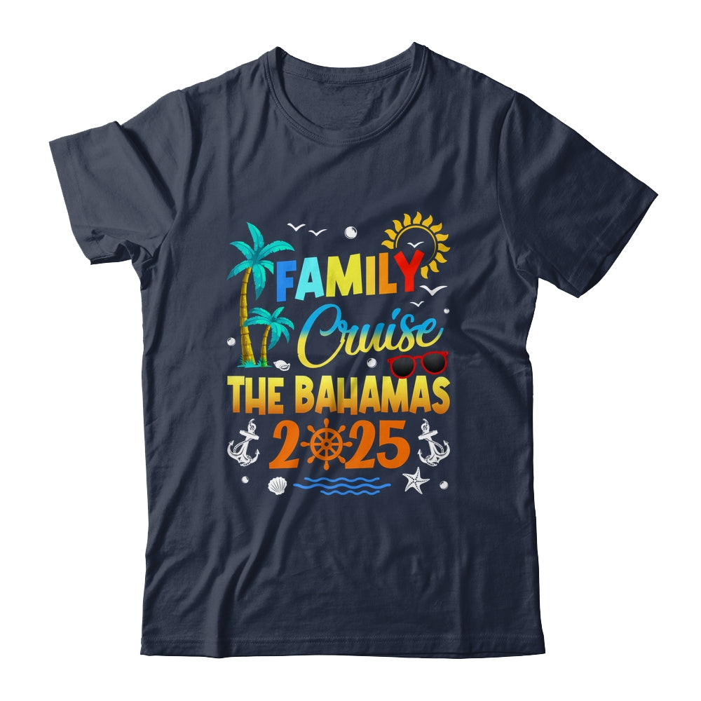 Family Cruise The Bahamas 2025 Summer Matching Vacation Shirt & Tank Top | siriusteestore