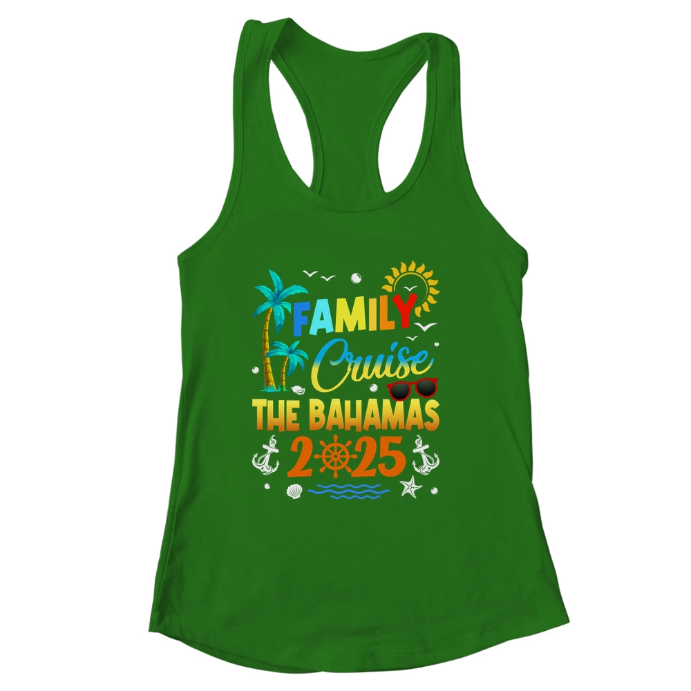 Family Cruise The Bahamas 2025 Summer Matching Vacation Shirt & Tank Top | siriusteestore