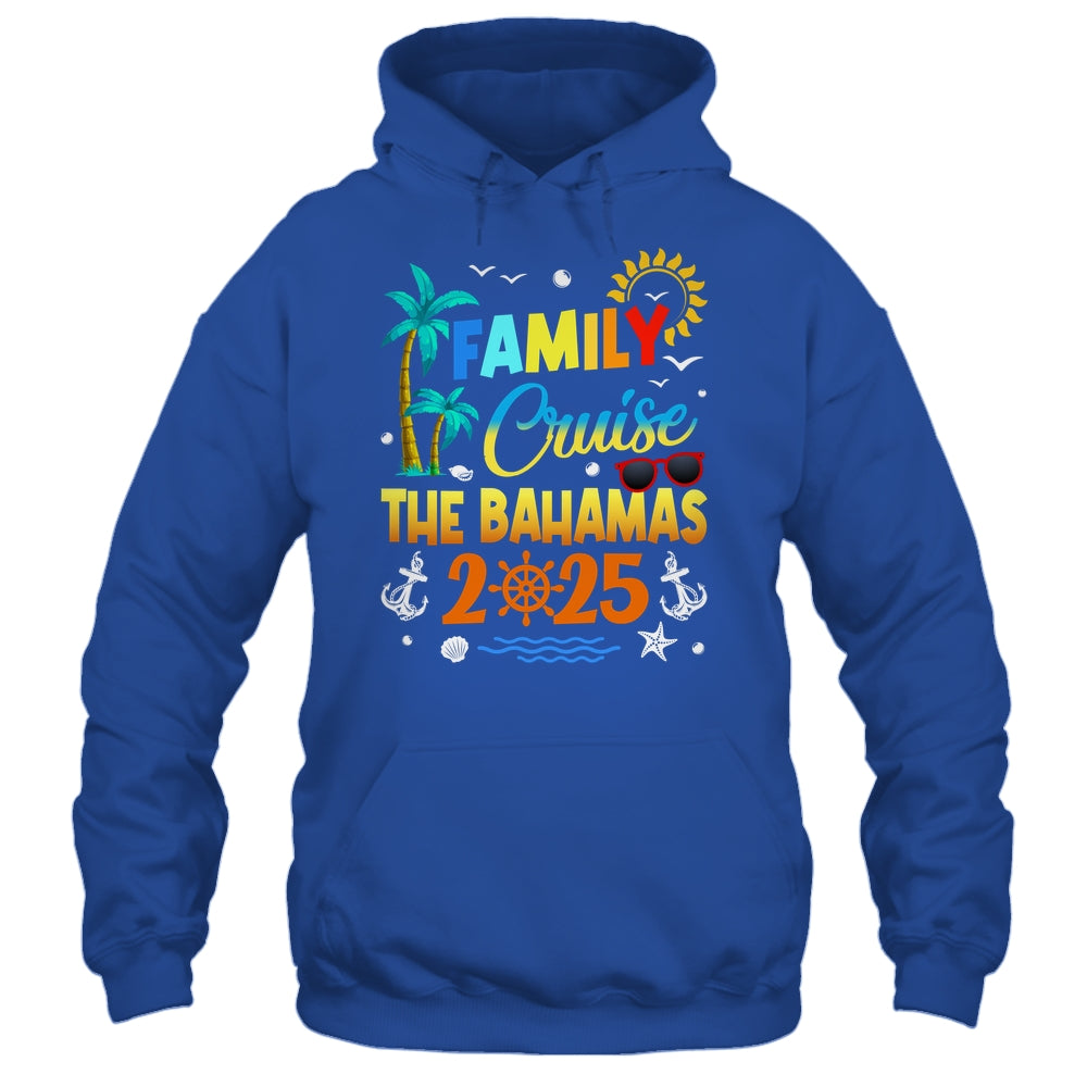 Family Cruise The Bahamas 2025 Summer Matching Vacation Shirt & Tank Top | siriusteestore