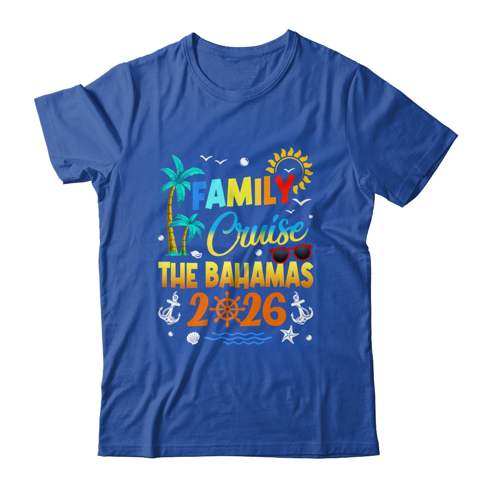 Family Cruise The Bahamas 2026 Summer Matching Vacation Shirt & Tank Top | siriusteestore