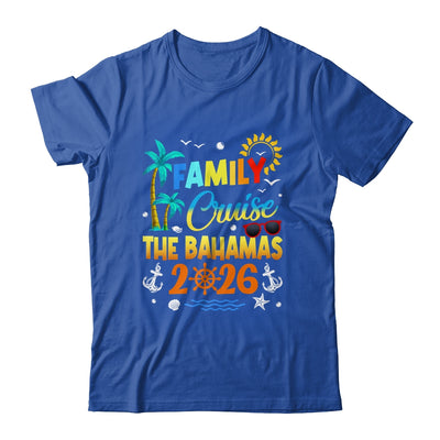 Family Cruise The Bahamas 2026 Summer Matching Vacation Shirt & Tank Top | siriusteestore