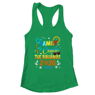 Family Cruise The Bahamas 2026 Summer Matching Vacation Shirt & Tank Top | siriusteestore