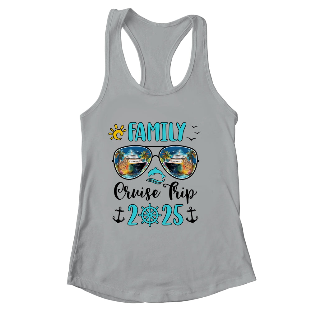 Family Cruise Trip 2025 Vacation Travel Family Cruising Shirt & Tank Top | siriusteestore