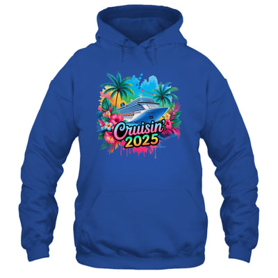 Family Cruisin 2025 Cruise Ship Cruising Vacation Watercolor Shirt & Tank Top | siriusteestore