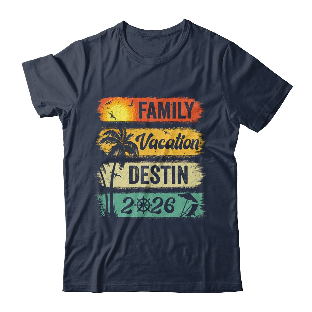 Family Destin Vacation 2026 Funny Matching Group Family Shirt & Tank Top | siriusteestore