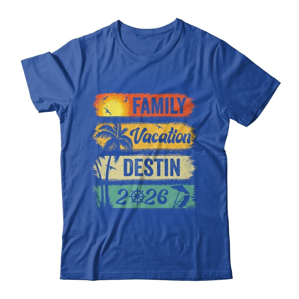 Family Destin Vacation 2026 Funny Matching Group Family Shirt & Tank Top | siriusteestore