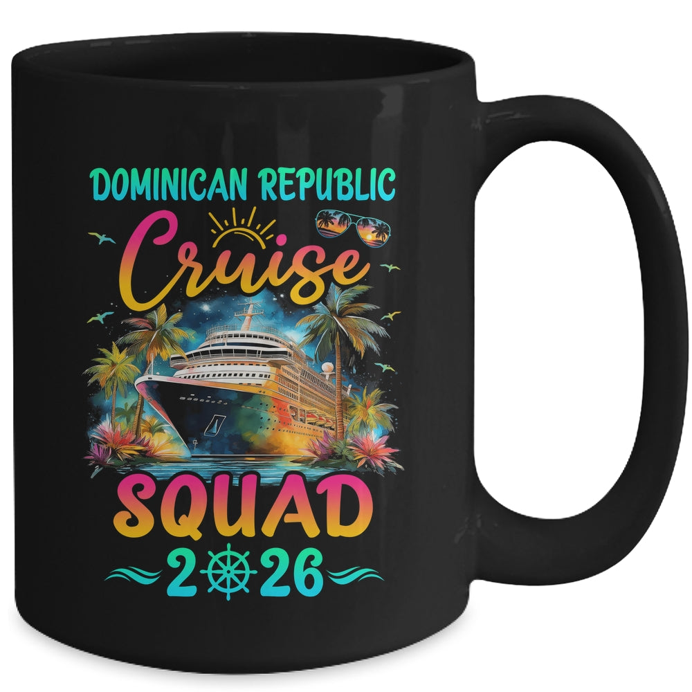 Family Dominican Republic Cruise Squad 2026 Summer Vacation Matching Mug | siriusteestore
