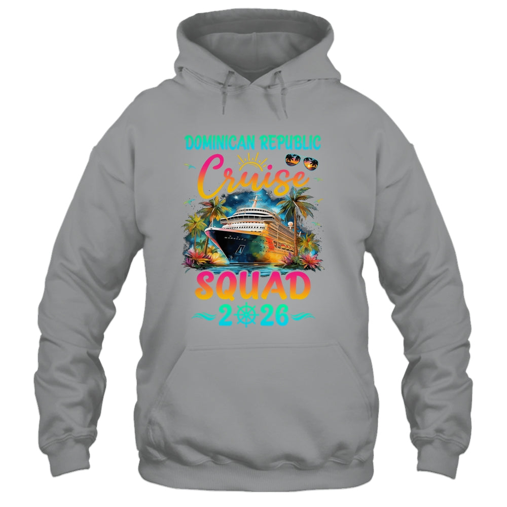 Family Dominican Republic Cruise Squad 2026 Summer Vacation Matching Shirt & Tank Top | siriusteestore