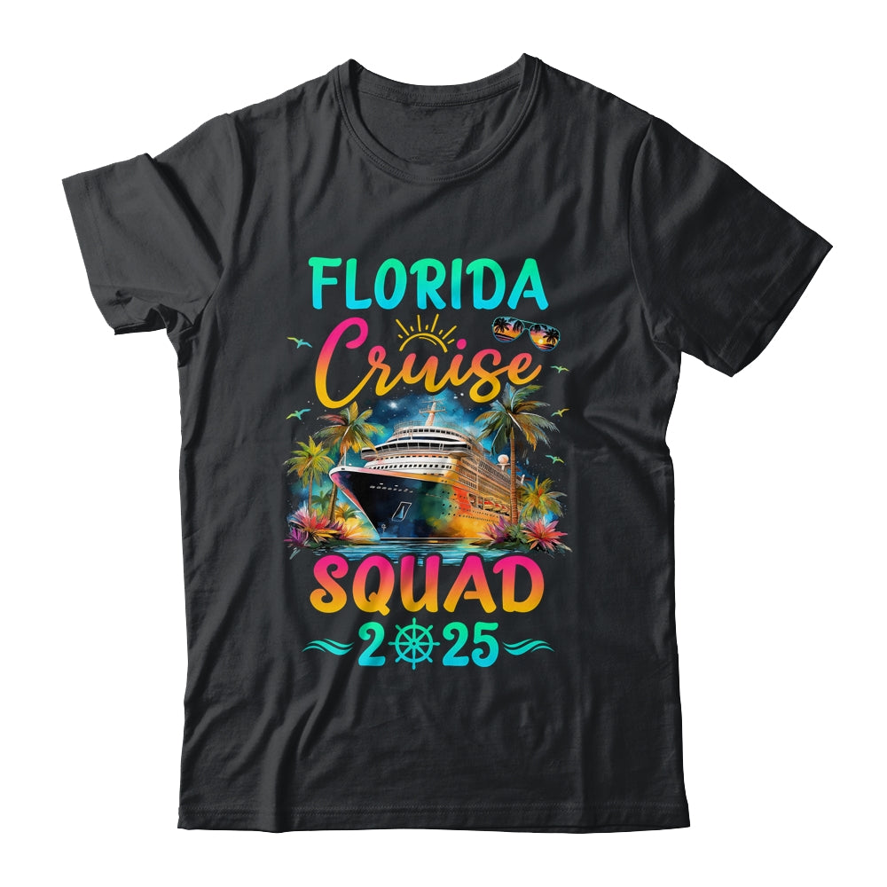 Family Florida Cruise Squad 2025 Summer Vacation Matching Shirt & Tank Top | siriusteestore